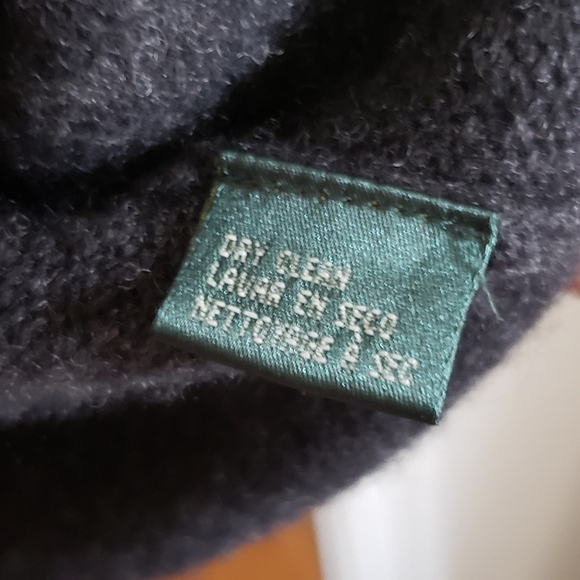 Vintage RALPH LAUREN fitted sweater with faux fur embellished collar - Picture 4 of 5